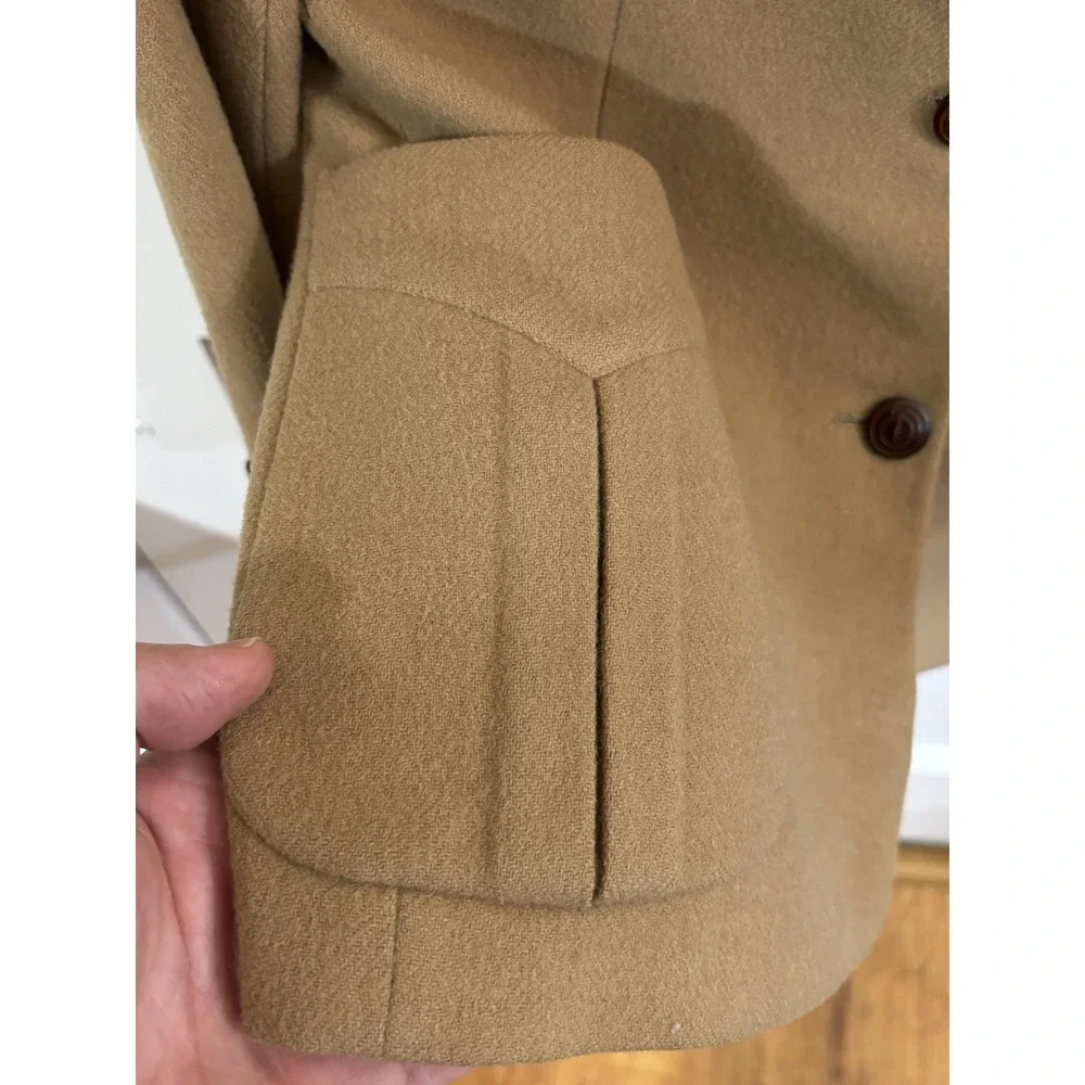 Vintage Western Americano Stetson Women  Wool Blazer Beige Measurements Included